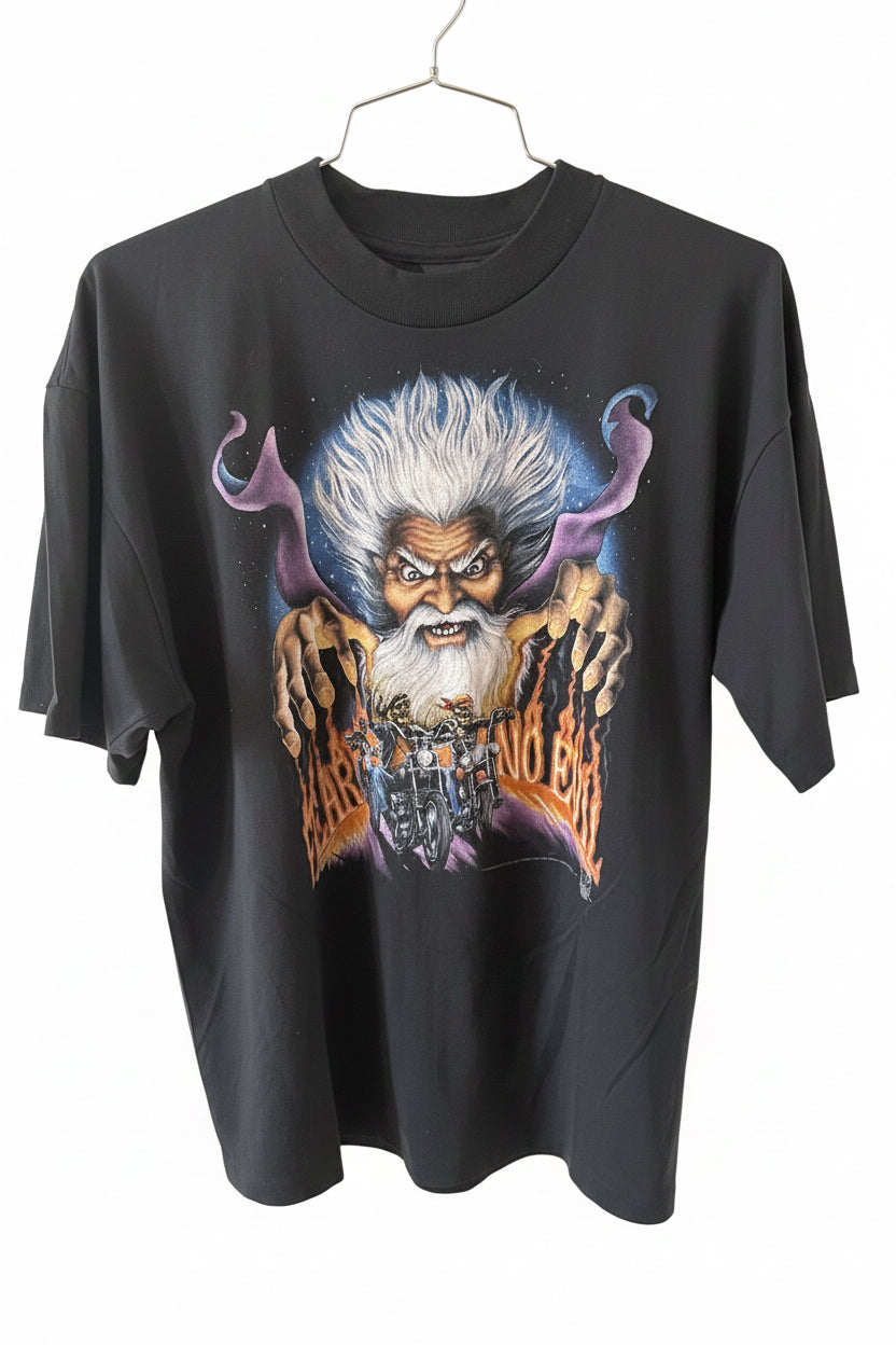 Vintage 3-D emblem T